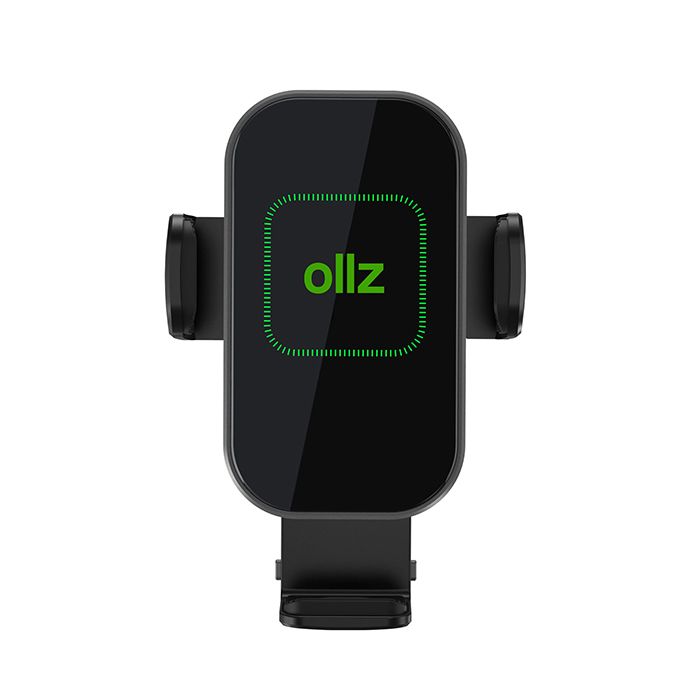OllZ PowerMount Pro - شاحن سيارة لاسلكي سريع الحث التلقائي