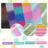 TeckWrap Ombré Glitter Heat Transfer Vinyl Sheets Pack – 7 Colors / 25.5cm x 30.5cm