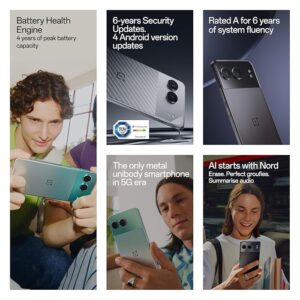 Oneplus Nord 4 / 5G / 16GB / 512GB – Mercurial SilverIT CareOnePlus Mobile