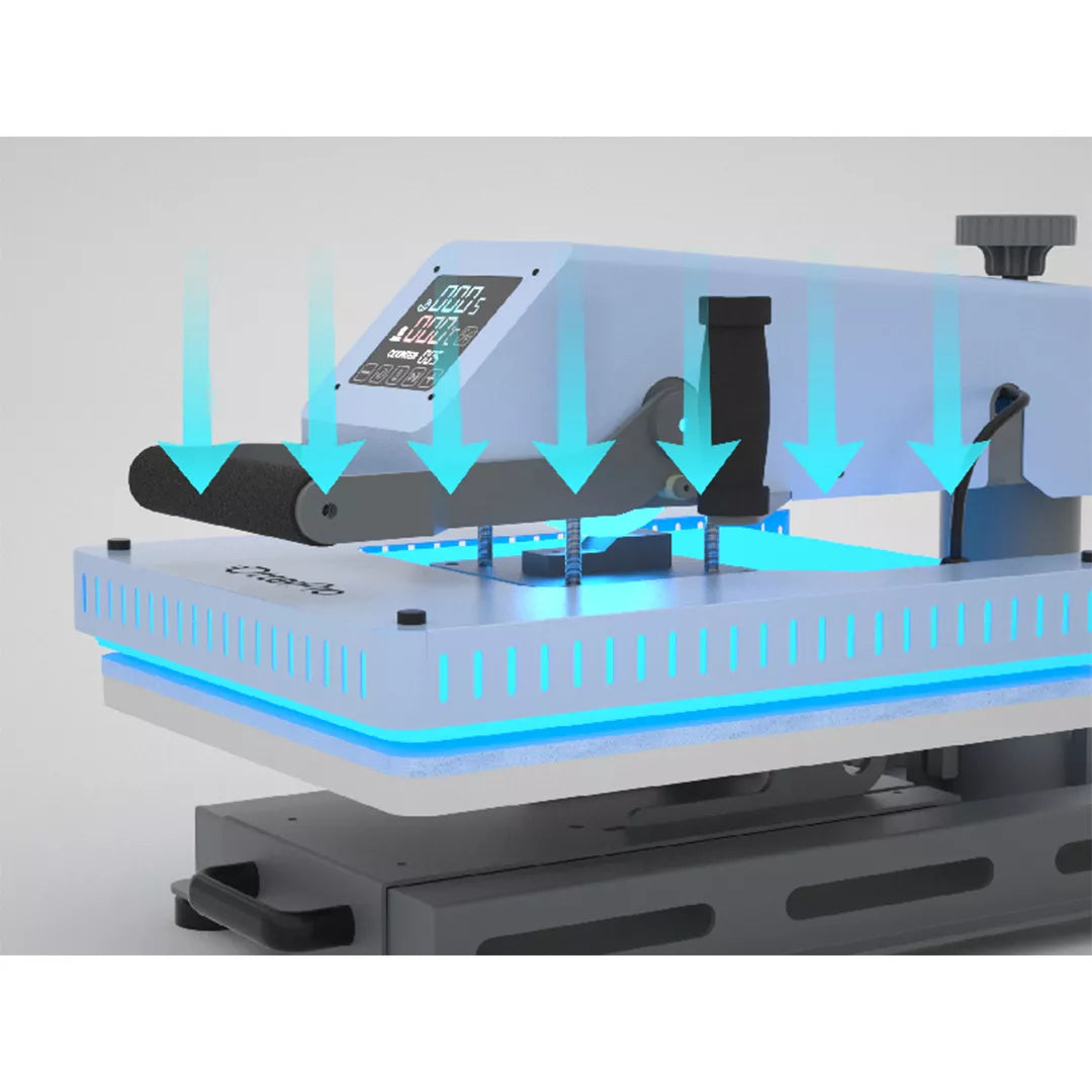 مكبس حراري OtterPro Swing-Away Drawer - 40 سم × 50 سم/ أزرق فاتح