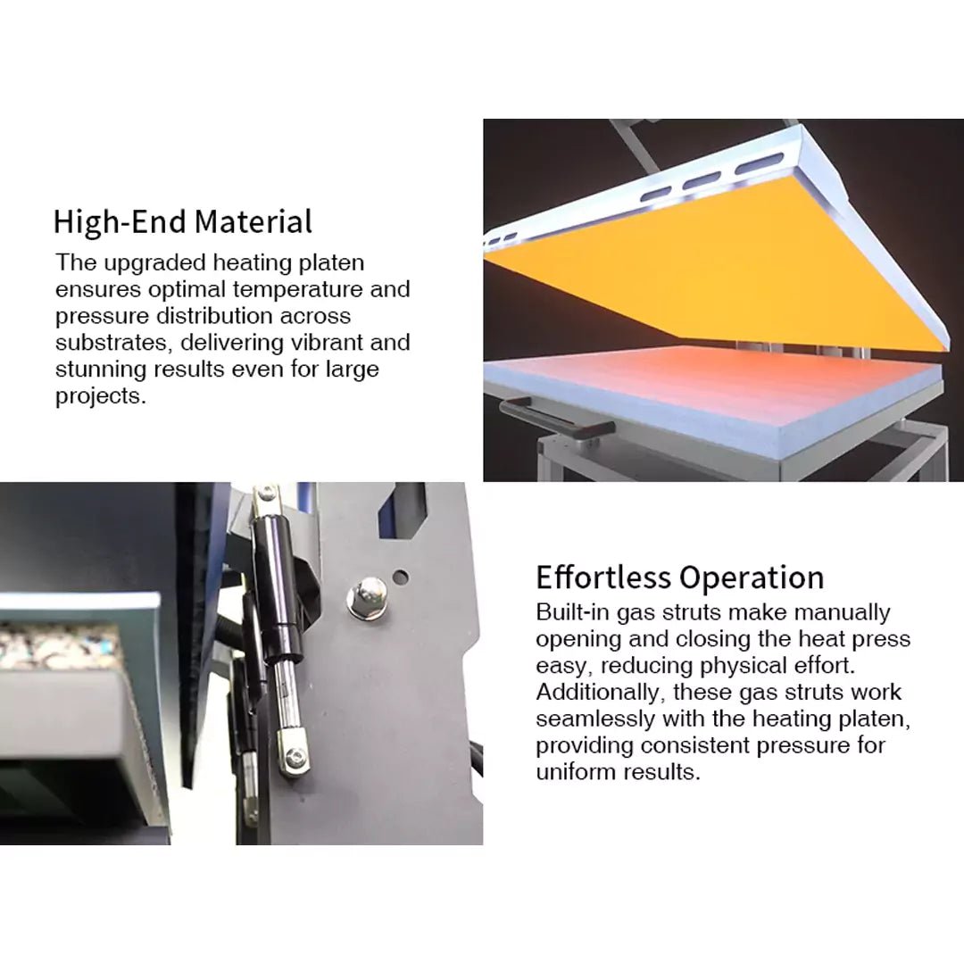 OtterPro Drawer Large Format Heat Press - 80x100cm / Light Blue (Free Stand)IT CareLarge Format Heat Press