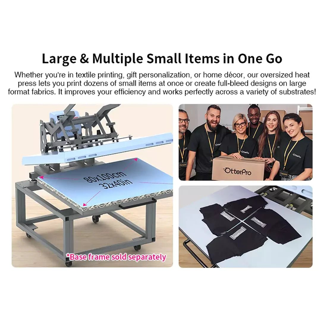 OtterPro Drawer Large Format Heat Press - 80x100cm / Light Blue (Free Stand)IT CareLarge Format Heat Press