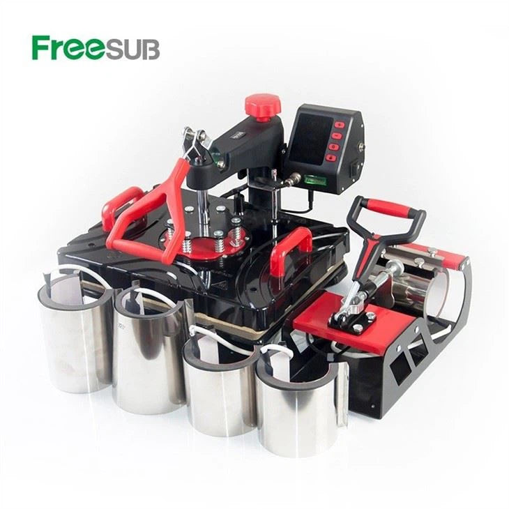 Freesub P8100 Combo 8 in 1 Heat Press Machine – Mug, T-shirt Sublimation Printing Machine