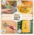 Phomemo XY-GD5050-140 Round Gold Paper Sticker Labels 50 x 50mm - 140 Labels