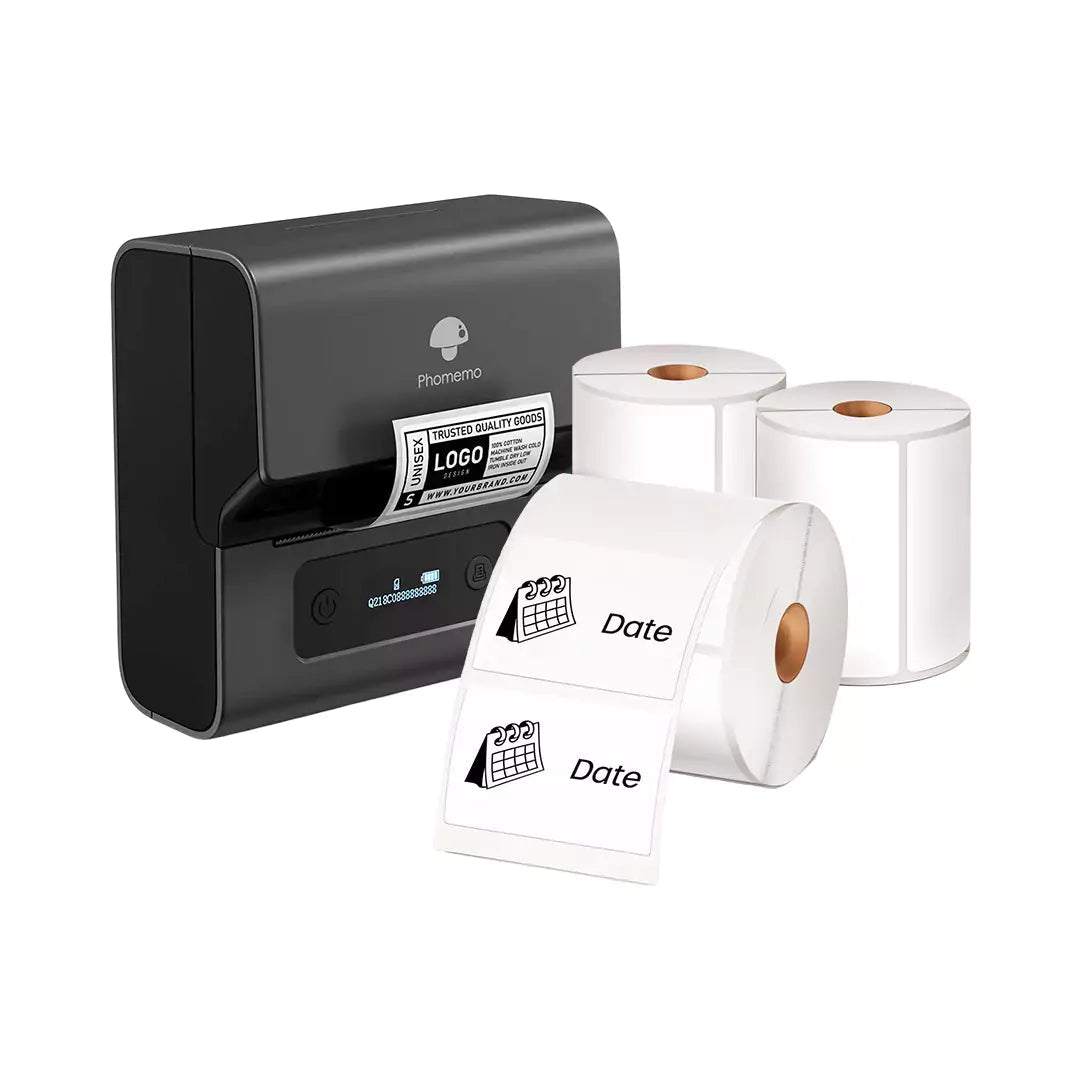Phomemo M221 Bluetooth Label Maker - Bundle OfferIT CareLabel Printers