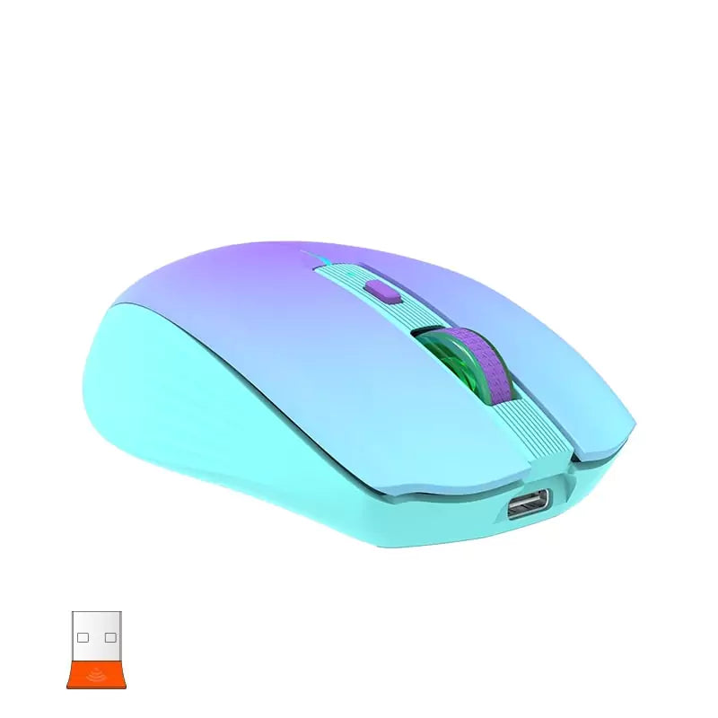 Meetion BTM002 2.4GHz & Bluetooth Dual Mode Mouse / Purple