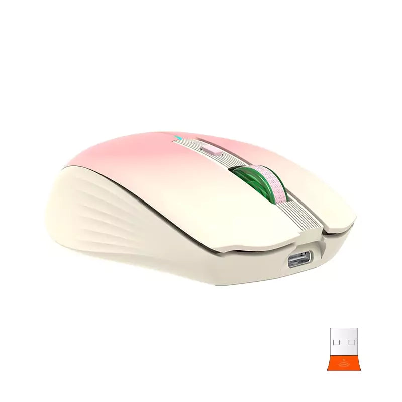 Meetion BTM002 2.4GHz & Bluetooth Dual Mode Mouse / Pink