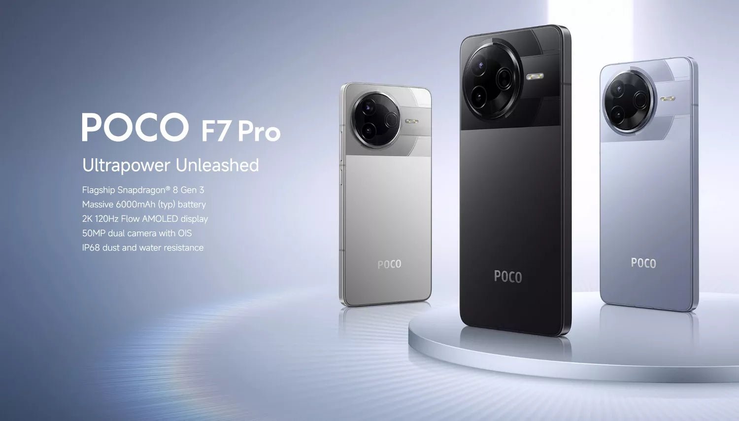 POCO F7 Pro - 12GB / 512GB / 6.67" AMOLED / 5G / SilverIT CarePOCO Mobile