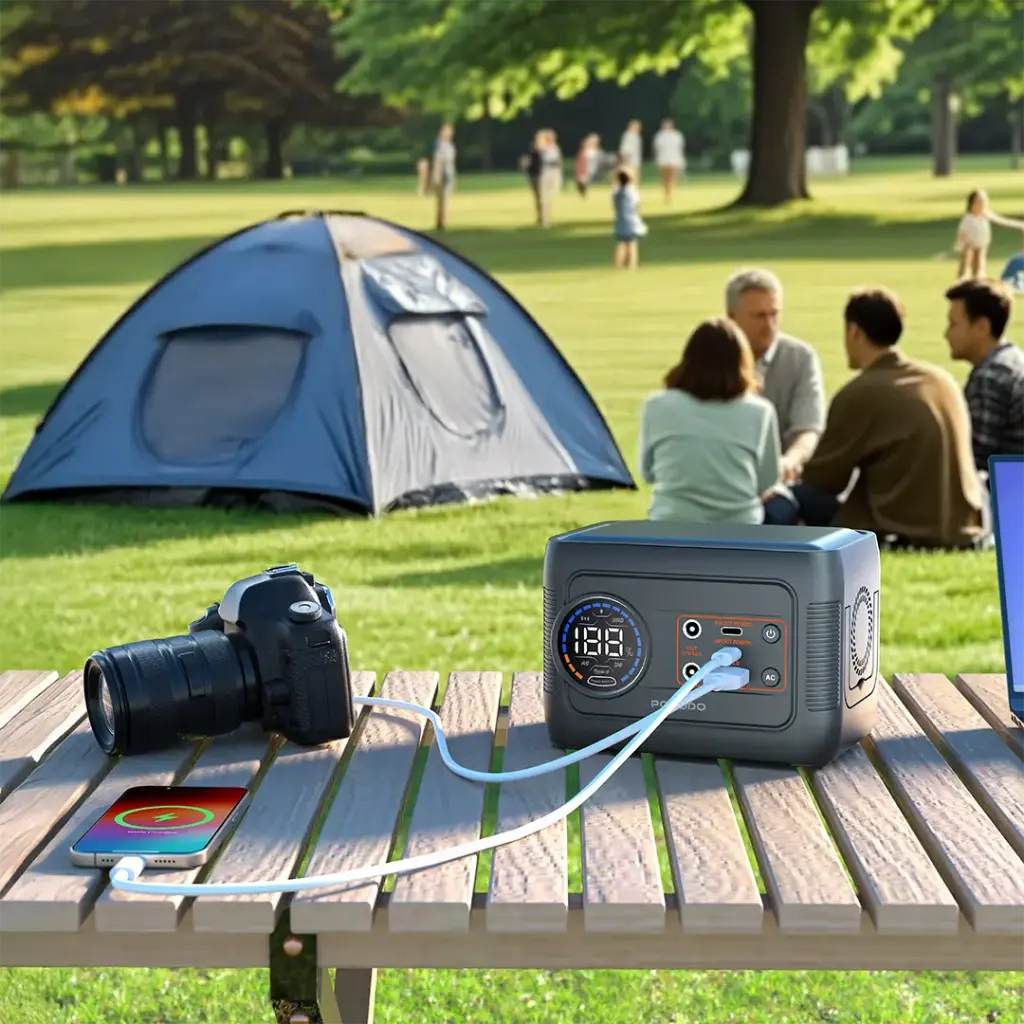 Porodo 150W Forcebase Portable Power Station – Gray/BlackIT CarePower Station