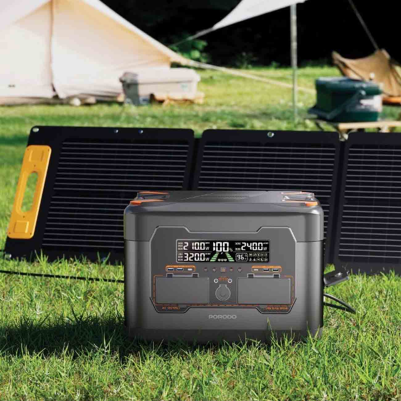 Porodo Forcebase Smart Portable Power Station 2400W | IT Care Kuwait