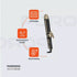 Porodo Lifestyle 4 Style Hair Iron-Black