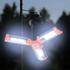 Porodo Lifestyle 9000mAh Foldable Multi-Mode LED Work Lantern with Tripod Base and Hook - Orange