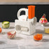 Porodo Lifestyle Fresko Multi-Functional Salad Maker with 4 Slicing Blades - White