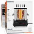 Porodo Lifestyle GrillJet Electric Rotisserie Kebab Grill with Auto-Rotating Skewers - Black