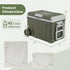 12V Portable Car Refrigerator 35L – Adjustable Cooling Range
