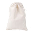 حقيبة قطنية سادة باللون الأبيض - 12 × 7.5 بوصة / 1 دستة / الطباعة غير متضمنة