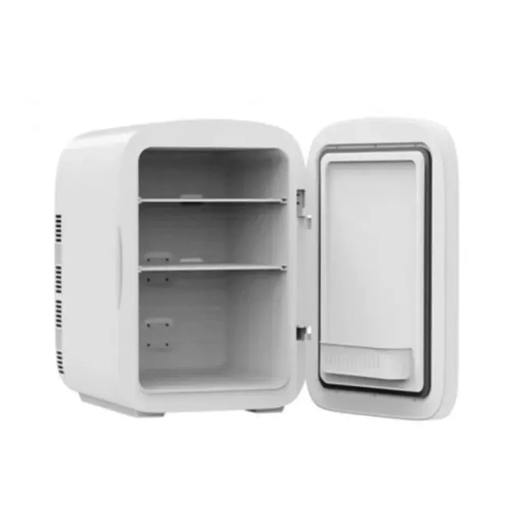 Powero+ 22L Mini Refrigerator Dual core CNC – White/Grey