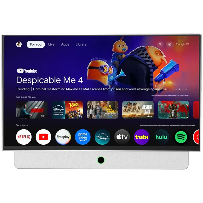 Powerology 27 Inch Portable FHD Smart TV Android 14 38400mAh