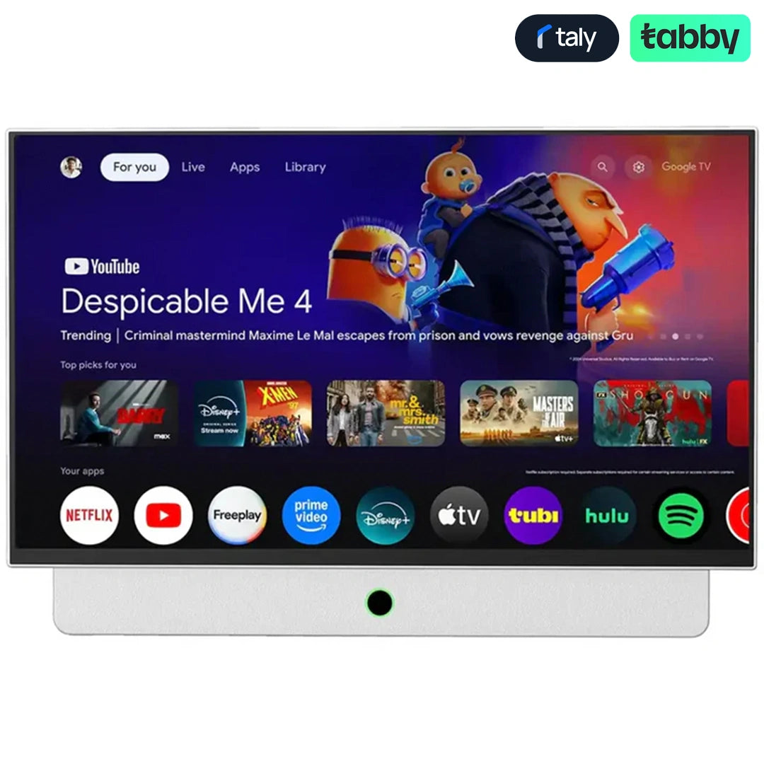 Powerology 27 Inch Portable FHD Smart TV Android 14 38400mAh