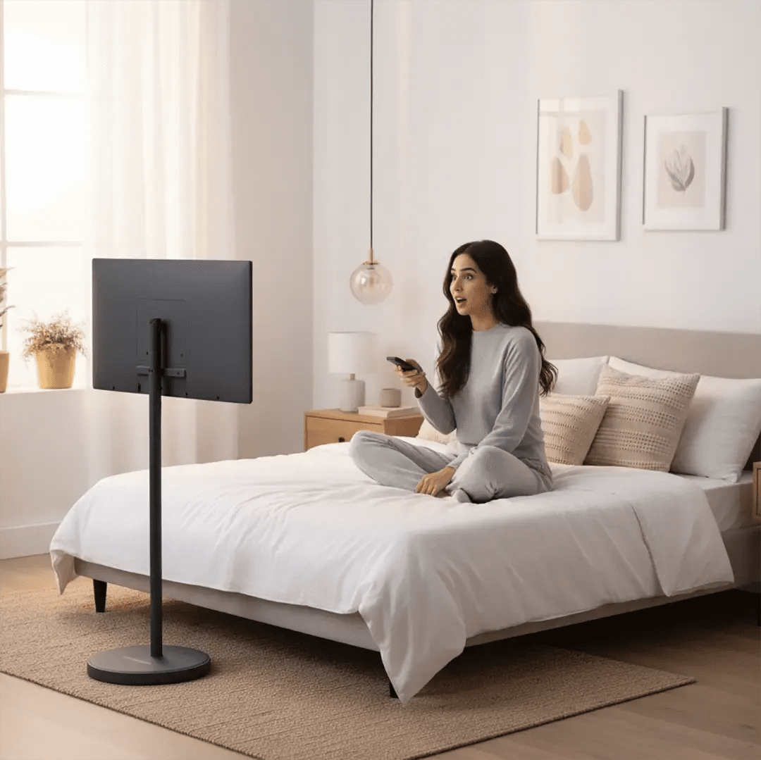 Powerology Banf 32" Portable Smart Monitor FHD Touch 38400mAh Android | IT Care Kuwait