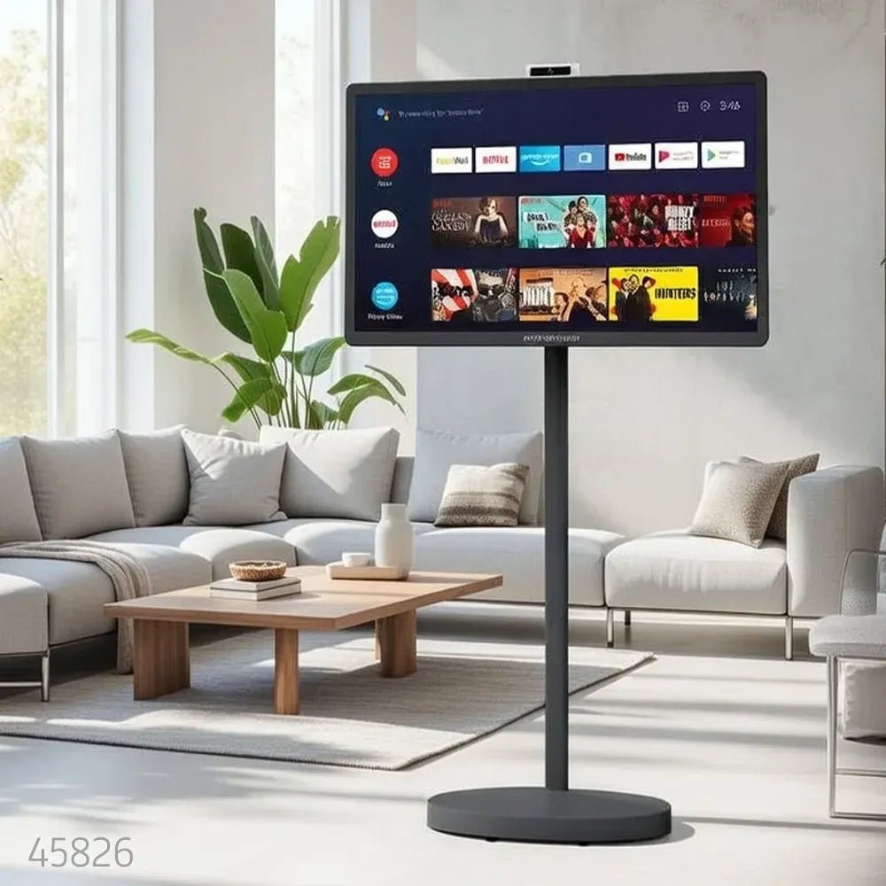 Powerology Banf 32" Portable Smart Monitor FHD Touch 38400mAh Android | IT Care Kuwait