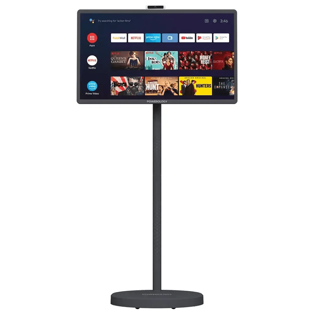 Powerology Banf 32" Portable Smart Monitor FHD Touch 38400mAh Android | IT Care Kuwait