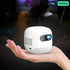 Powerology Mini Beam Portable Projector HD DLP Android 13 Wi-Fi 6 Auto Keystone White | IT Care Kuwait