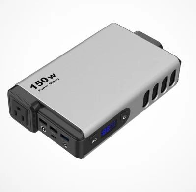 Powerology Mini Power Station With AC - USB / Type - C / DC Input / Output - GrayIT CarePower Station