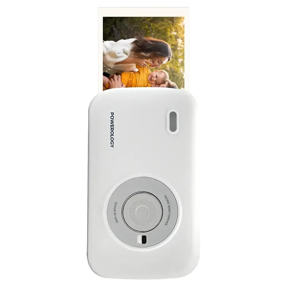 Powerology Vivant Mini Thermal Printer - White | IT Care Kuwait