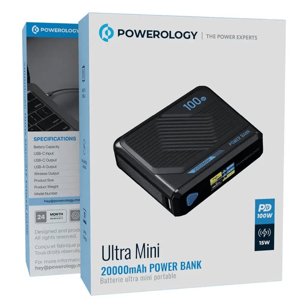 Powerology Ultra Mini 20000mAh Power BankIT CarePower Banks