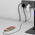 Powerology 4AC 2990W Power Strip with PD 20W, QC 18W and 99H Timer - Black