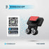 Powerology Dual Lens 4K Dash Camera with Parking Monitor and Night Vision - Black