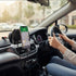 Powerology Nexar Smart Car Charger with Wireless CarPlay and 15W Wireless Charging - Black