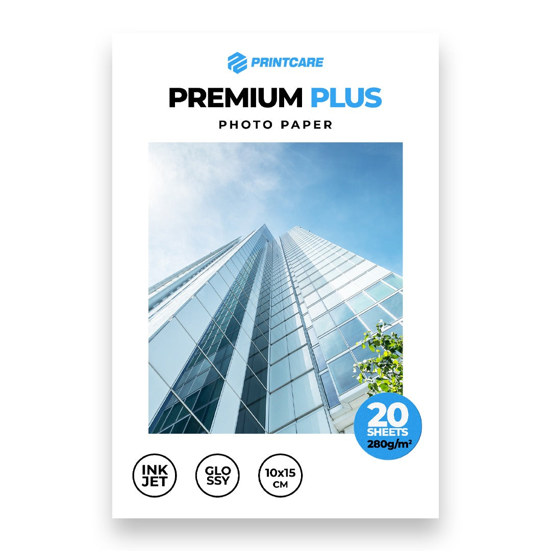 Print Care Premium Plus Photo Paper – 10 X 15cm/ Glossy/ 20 Sheets