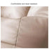 Premium Quality Faux Leather Bean Bag with Side Pocket - Biege / Free Beans Included / Free Footrest and PillowIT CareBean Bag