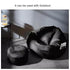 Premium Quality Faux Leather Bean Bag with Side Pocket - Light Brown / Free Beans Included / Free Footrest and PillowIT CareBean Bag