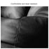 Premium Quality Faux Leather Bean Bag with Side Pocket - Light Brown / Free Beans Included / Free Footrest and PillowIT CareBean Bag