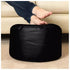 Premium Quality Faux Leather Bean Bag with Side Pocket - Light Brown / Free Beans Included / Free Footrest and PillowIT CareBean Bag