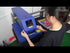 OtterPro Air Press Slide Dual Station Heat Press - 40x50cm / Light Blue +OtterPro 30L Silent Air Compressor – 550W / 100L/min