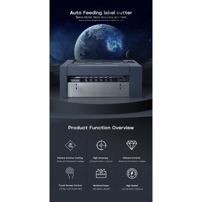 Print Care A3 Automatic CCD Contour Cutting & Creasing Machine with Auto Feeder – Dual Head Digital Die CutterIT CareCutting Machine