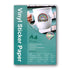 Print Care Holographic PET Vinyl Sticker Paper Small Water Droplets A4 20 Sheets | IT Care Kuwait