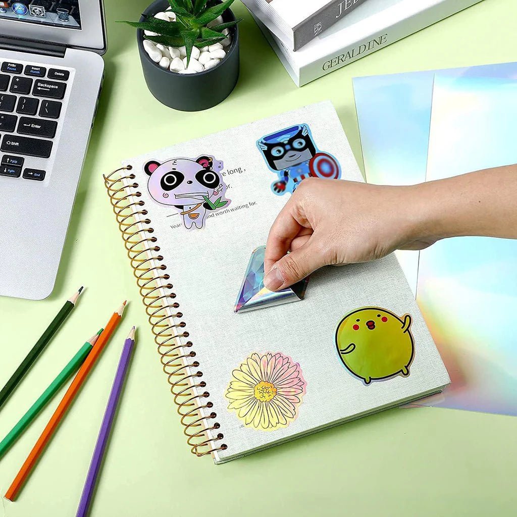 Print Care Holographic PET Vinyl Sticker Paper – Regular/ A4/ 20 SheetsIT CareA4 PET Vinyl Sticker Paper