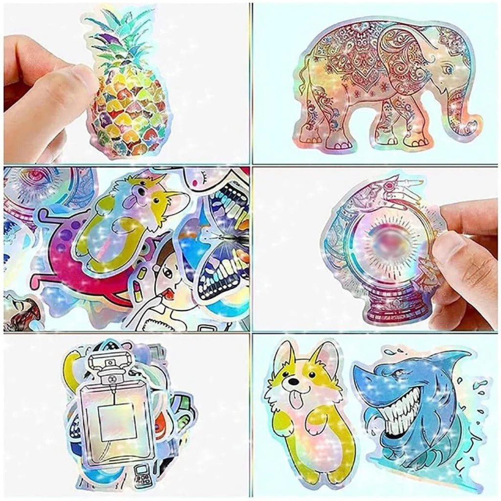 Print Care Holographic PET Vinyl Sticker Paper – Regular/ A4/ 20 SheetsIT CareA4 PET Vinyl Sticker Paper