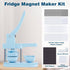 Print Care Square Magnet Button Maker Kit 50×50mm – DIY Fridge Magnet Machine with 100pcs Complete SetIT CareBadge Machine