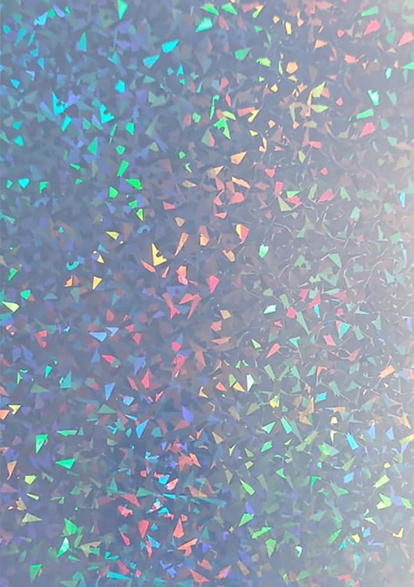 Print Care Transparent Holographic PET Vinyl Sticker Paper – Diamond/ A4/ 20 SheetsIT CareA4 PET Vinyl Sticker Paper