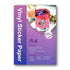 Print Care Transparent Holographic PET Vinyl Sticker Paper – Heart - shaped/ A4/ 20 SheetsIT CareA4 PET Vinyl Sticker Paper