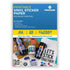 PrintCare Printable Vinyl Sticker Paper – A4/ Glossy Finish/ 20 Sheets/ WaterproofIT CareA4 Vinyl Sticker Paper