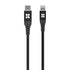 Promate Powercord USB-C to Lightning Data &#038; Charger Cable – 1.2 Metre/ Black