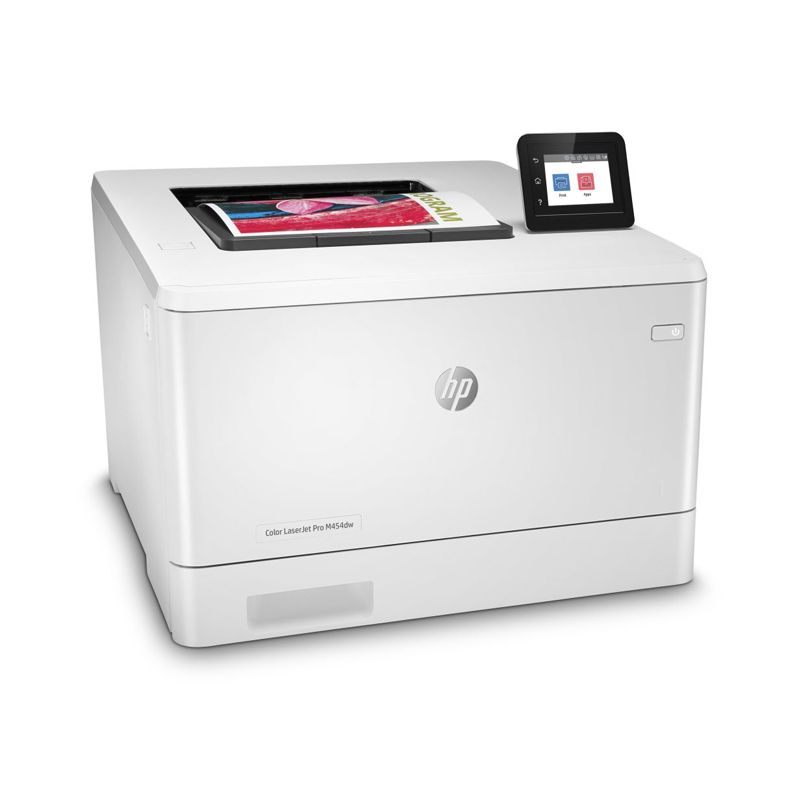 HP Color LaserJet Pro M454dw - 27 صفحة في الدقيقة / 600 نقطة في البوصة / A4 / USB / LAN / Wi-Fi / طابعة ليزر ملونة 