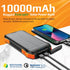 PROMATE SolarTank-10PDQi Rugged Solar Power Bank 10000mAh USB-A USB-C | IT Care Kuwait